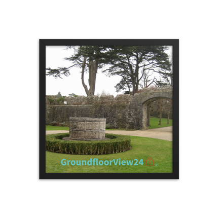 Nature's Wonders Framed poster with groundfloorview24 with House Logo