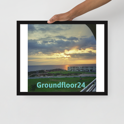 Natural View Framed poster with Groundfloor24 without House Logo
