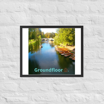 Beautiful Nature Framed poster with Groundfloor with House Logo