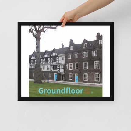 Beautiful Palace Framed poster with Groundfloor with House Logo