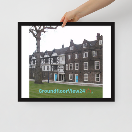 Beautiful Palace Framed poster with groundfloorview24 with House Logo
