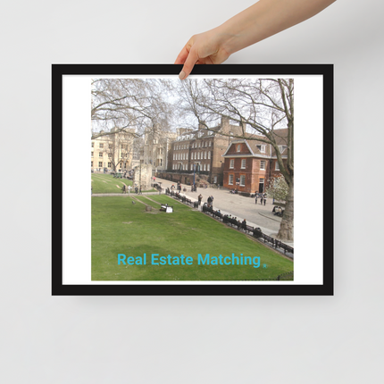 Beautiful Park Framed poster with realestatematching without key Logo