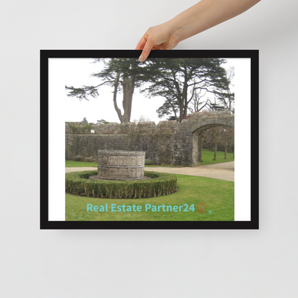 Nature's Wonders Framed poster with realestatepartner24 with house Logo