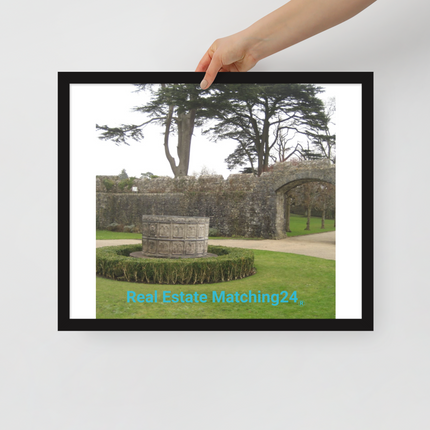 Nature's Wonders Framed poster with realestatematching24 without key Logo