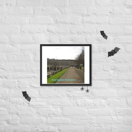 Majestic Palace Framed poster with realestatepartner24 with house Logo