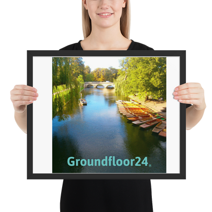 Beautiful Nature Framed poster with Groundfloor24 without House Logo