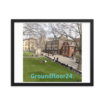 Beautiful Park Framed poster with Groundfloor24 without House Logo
