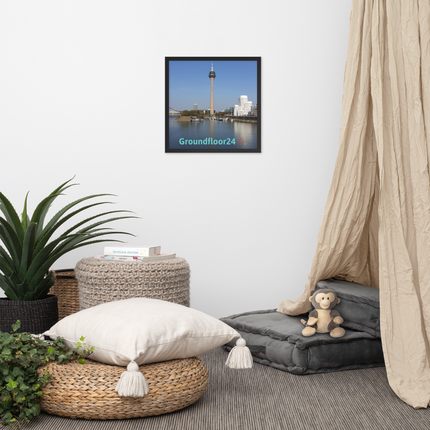 Lovely Sinari Framed poster with Groundfloor24 Logo