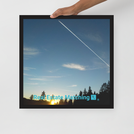 Attractive Sinari Framed poster with realestatematching with key Logo