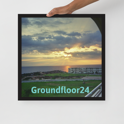 Natural View Framed poster with Groundfloor24 without House Logo