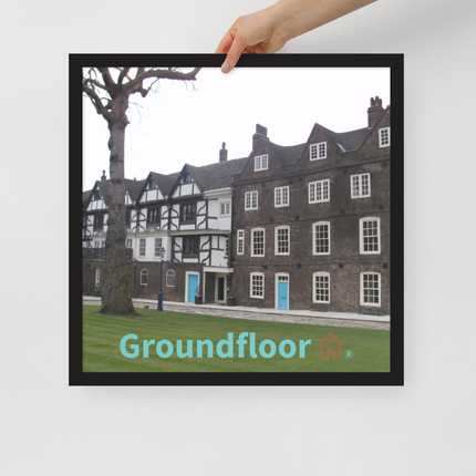 Beautiful Palace Framed poster with Groundfloor with House Logo