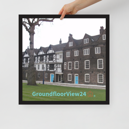 Beautiful Palace Framed poster with groundfloorview24 with House Logo