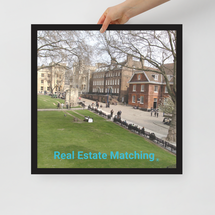 Beautiful Park Framed poster with realestatematching without key Logo