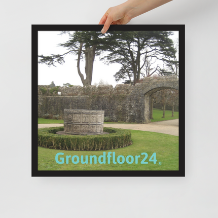 Nature's Wonders Framed poster with Groundfloor24 without House Logo