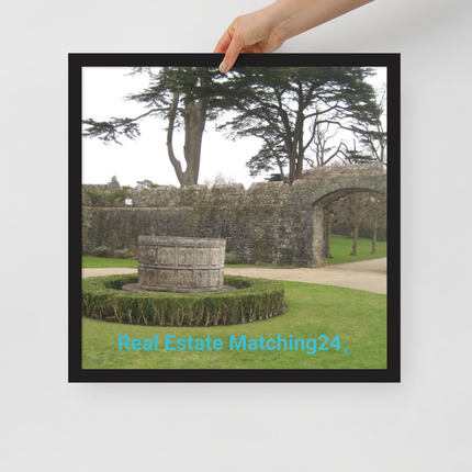 Nature's Wonders Framed poster with realestatematching24 without key Logo