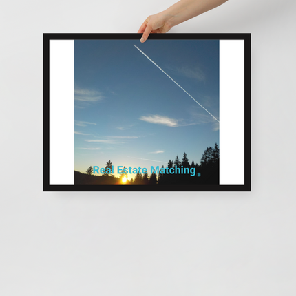 Attractive Sinari Framed poster with realestatematching without key Logo