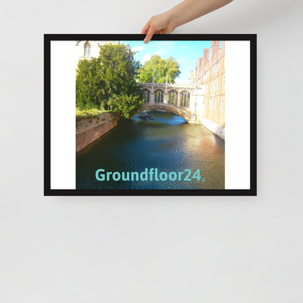 Beautiful Canel Framed poster with Groundfloor24 without House Logo