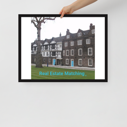 Beautiful Palace Framed poster with realestatematching without key Logo