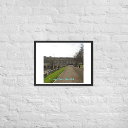 Majestic Palace Framed poster with groundfloorview24 with House Logo