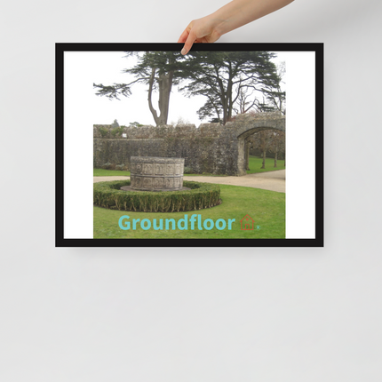 Nature's Wonders Framed poster with Groundfloor with House Logo