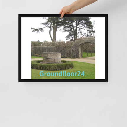 Nature's Wonders Framed poster with Groundfloor24 without House Logo