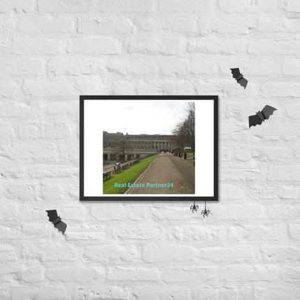 Majestic Palace Framed poster with realestatepartner24 with house Logo