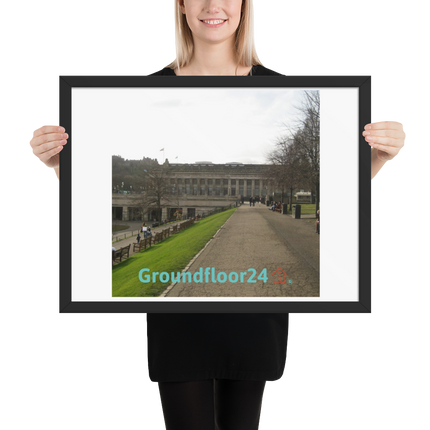 Majestic Palace Framed poster with Groundfloor24 with House Logo