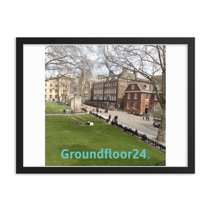 Beautiful Park Framed poster with Groundfloor24 without House Logo