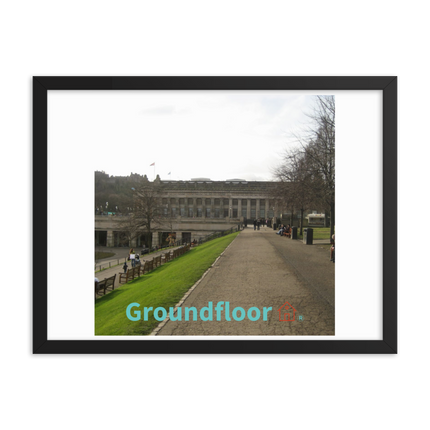 Majestic Palace Framed poster with Groundfloor with House Logo