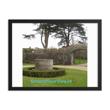 Nature's Wonders Framed poster with groundfloorview24 with House Logo