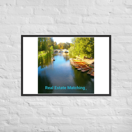 Beautiful Nature Framed poster with realestatematching without key Logo