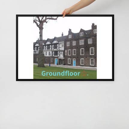 Beautiful Palace Framed poster with Groundfloor with House Logo