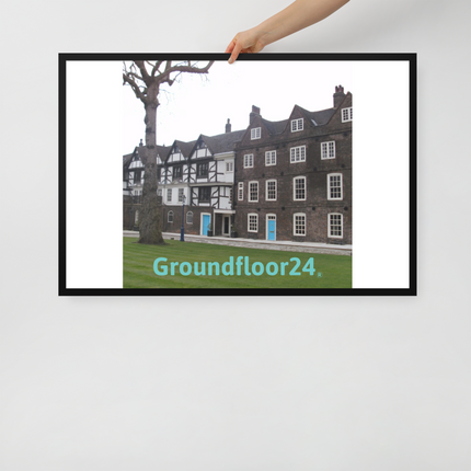 Beautiful Palace Framed poster with Groundfloor24 without House Logo