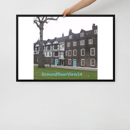 Beautiful Palace Framed poster with groundfloorview24 with House Logo