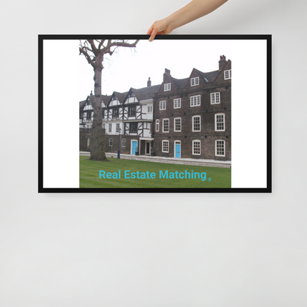 Beautiful Palace Framed poster with realestatematching without key Logo