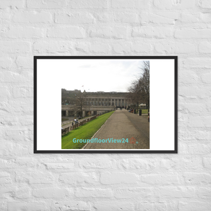 Majestic Palace Framed poster with groundfloorview24 with House Logo