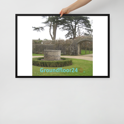 Nature's Wonders Framed poster with Groundfloor24 with House Logo