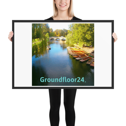 Beautiful Nature Framed poster with Groundfloor24 without House Logo
