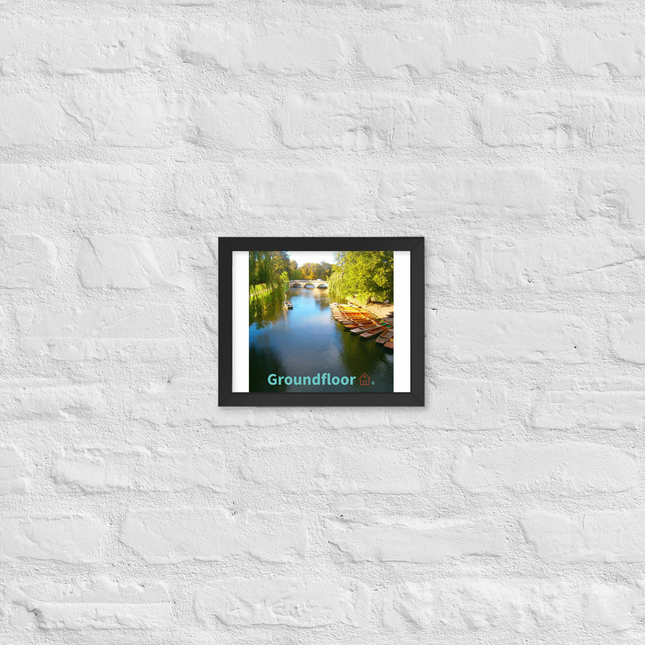 Beautiful Nature Framed poster with Groundfloor with House Logo