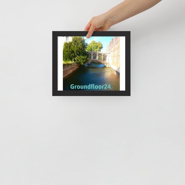 Beautiful Canel Framed poster with Groundfloor24 without House Logo