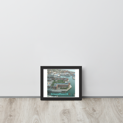 Nice City Framed poster with Groundfloor24 with House Logo