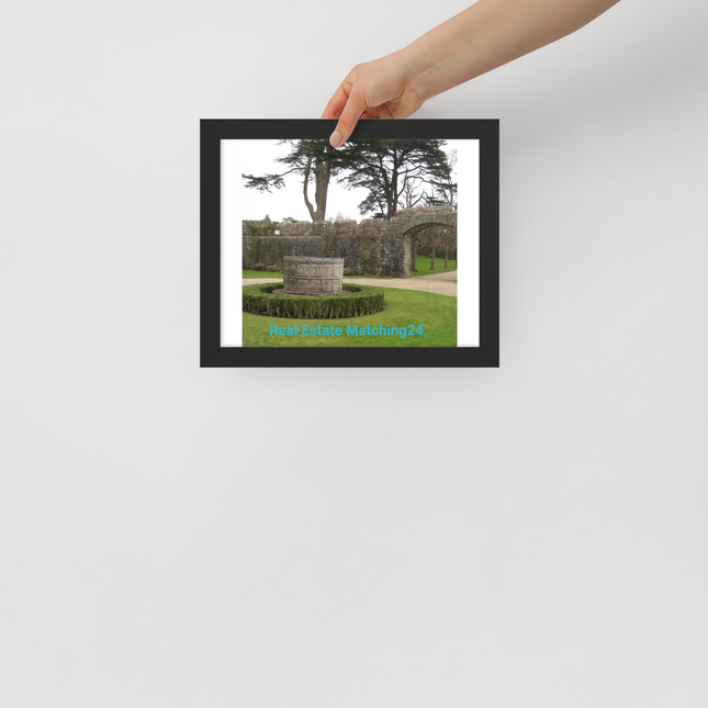 Nature's Wonders Framed poster with realestatematching24 without key Logo