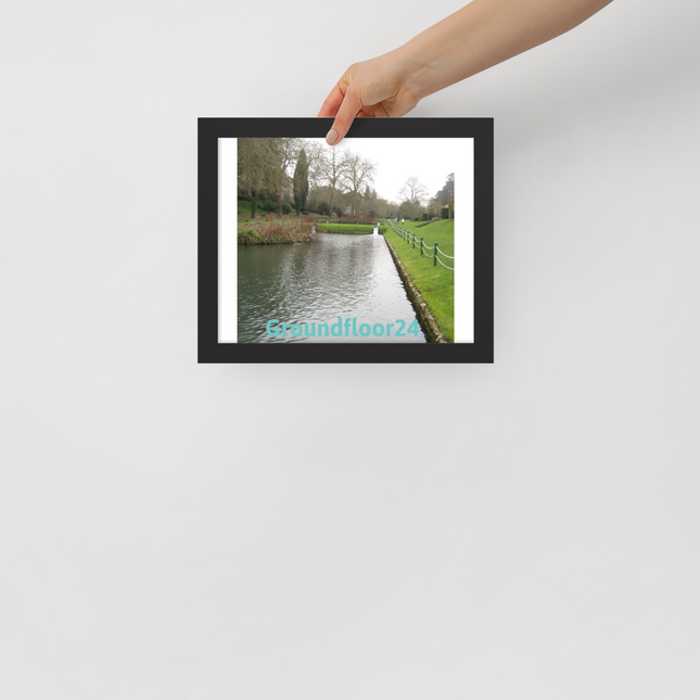 Lakeside Beauty Framed poster with Groundfloor24 without House Logo