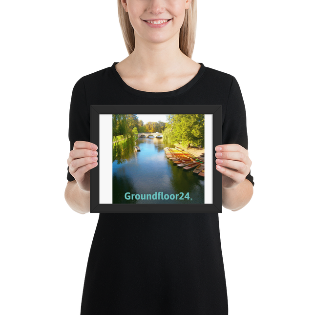 Beautiful Nature Framed poster with Groundfloor24 without House Logo