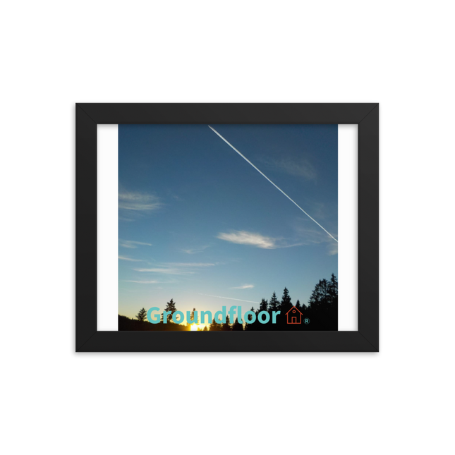 Attractive Sinari Framed poster with Groundfloor with House Logo