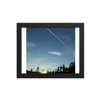 Attractive Sinari Framed poster with Groundfloor24 with House Logo