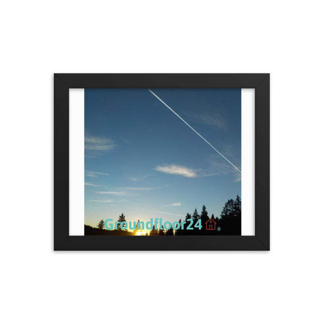 Attractive Sinari Framed poster with Groundfloor24 with House Logo