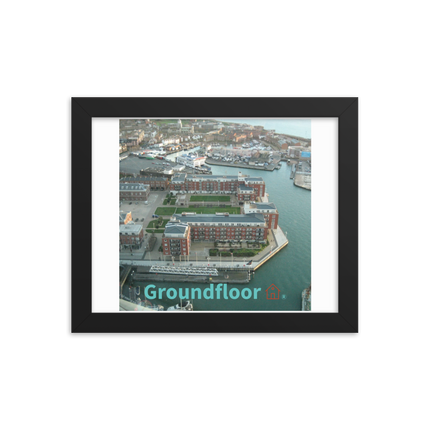 Nice City Framed poster with Groundfloor with House Logo