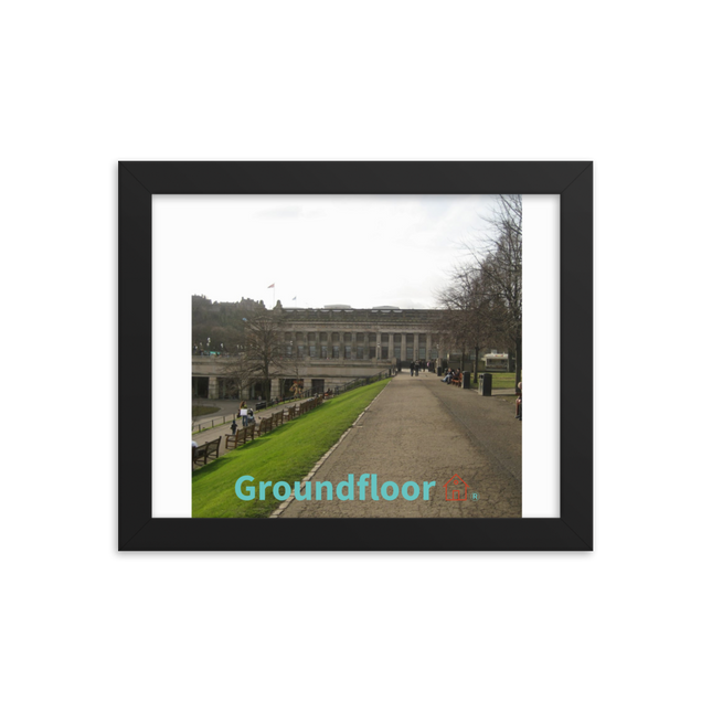 Majestic Palace Framed poster with Groundfloor with House Logo