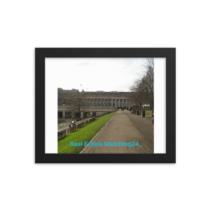Majestic Palace Framed poster with realestatematching24 without key Logo